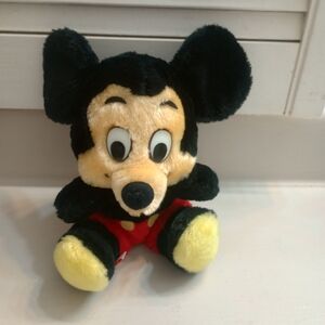 Disney 1980's Vintage Mickey Mouse Plush